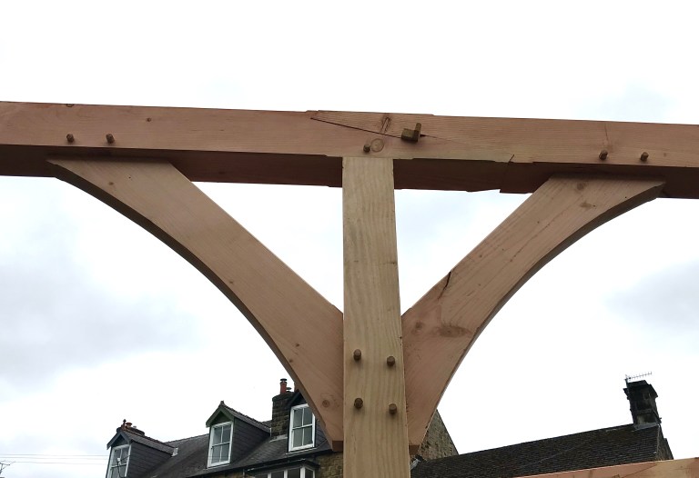 Bank House Pergola 3 joint detail