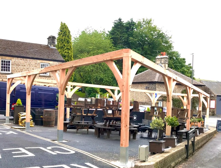 Bank House Pergola 4